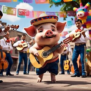 El porquito mechicanito